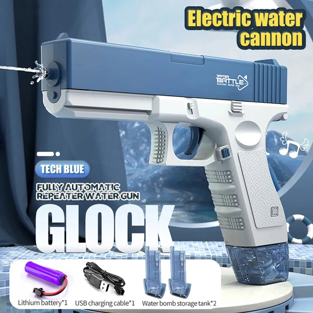 Electric Water Gun Rechargeable Ma boutique