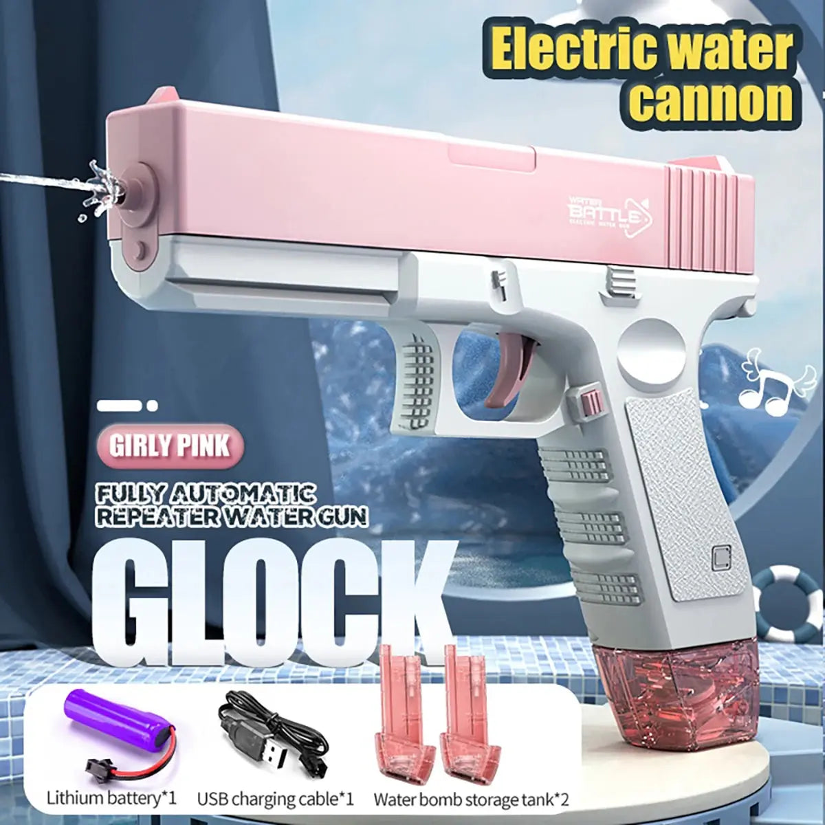 Electric Water Gun Rechargeable Ma boutique