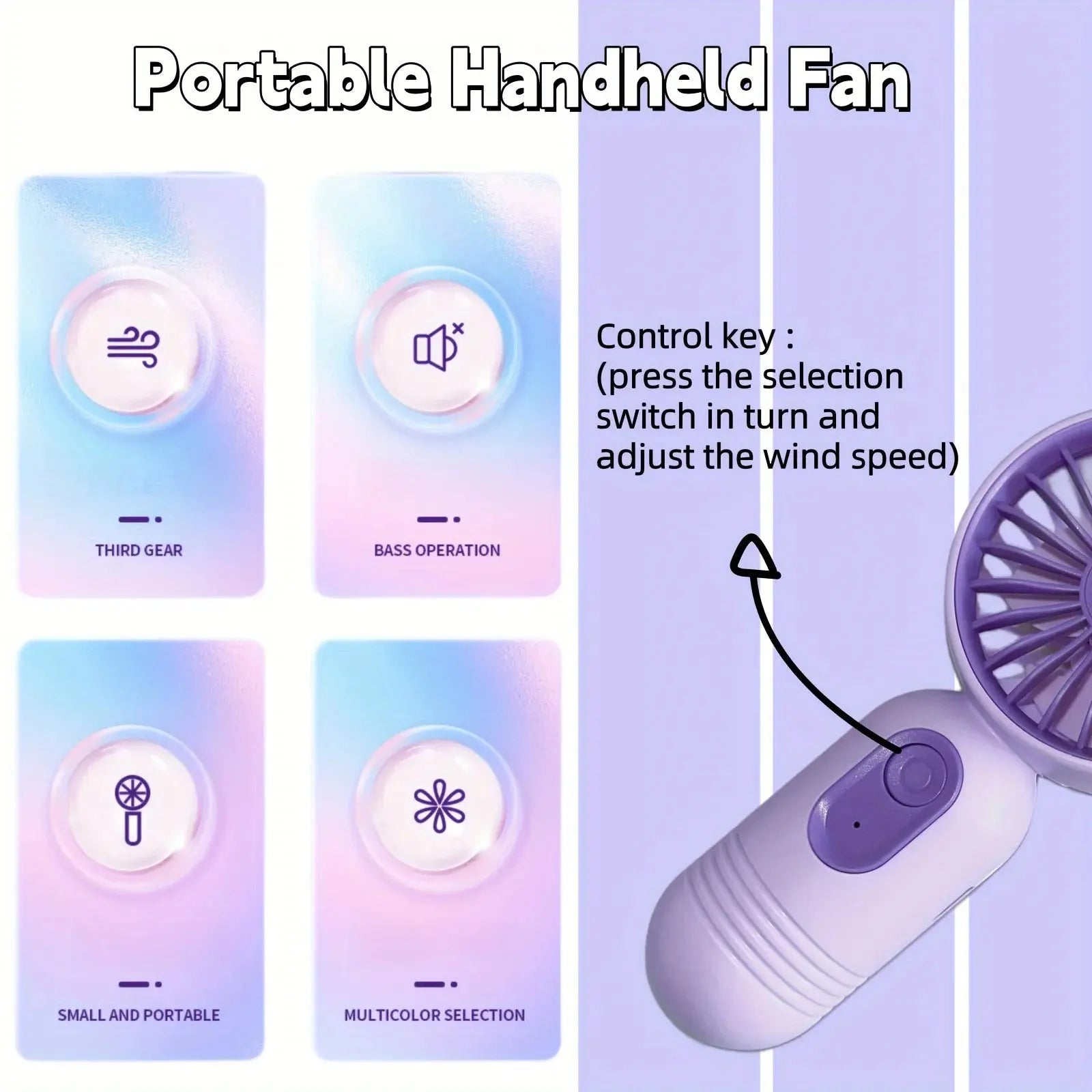 Mini portable fan KrShop